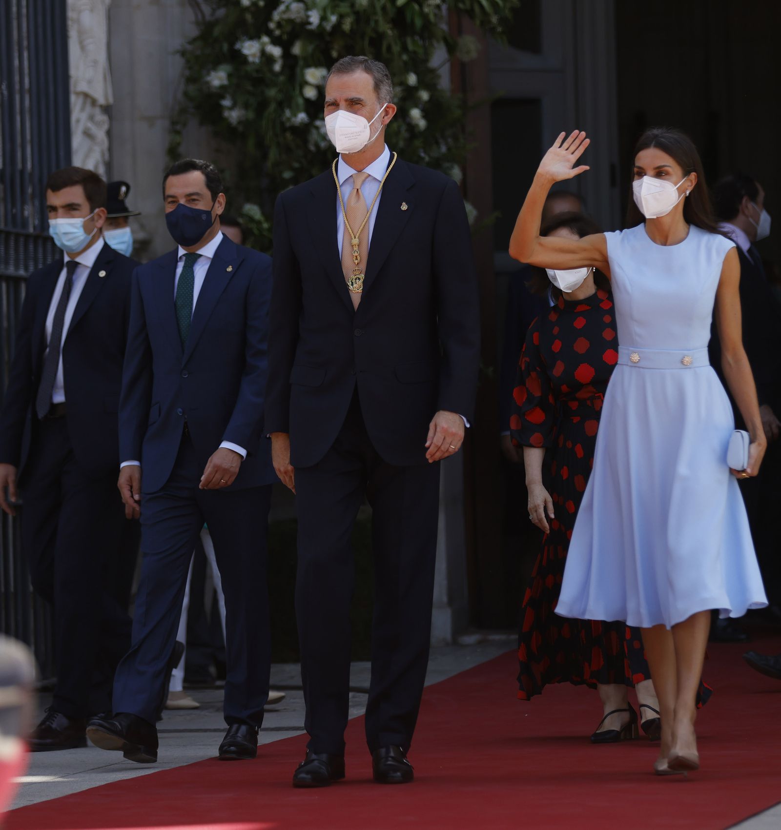 Las imágenes de  la entrega de la Medalla de Honor de Andalucía al Rey Felipe VI en Sevilla