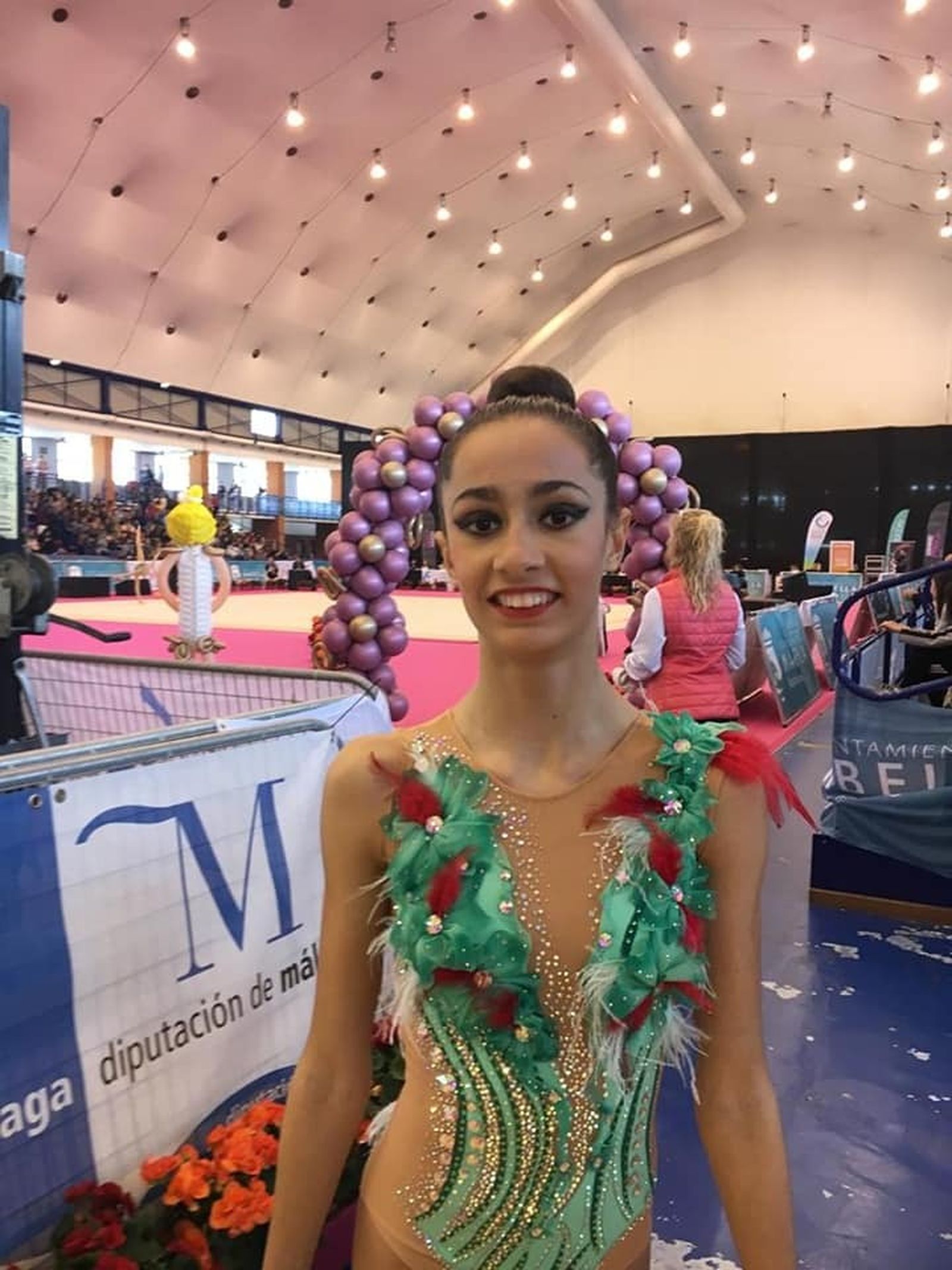 La gimnasta Elena García.