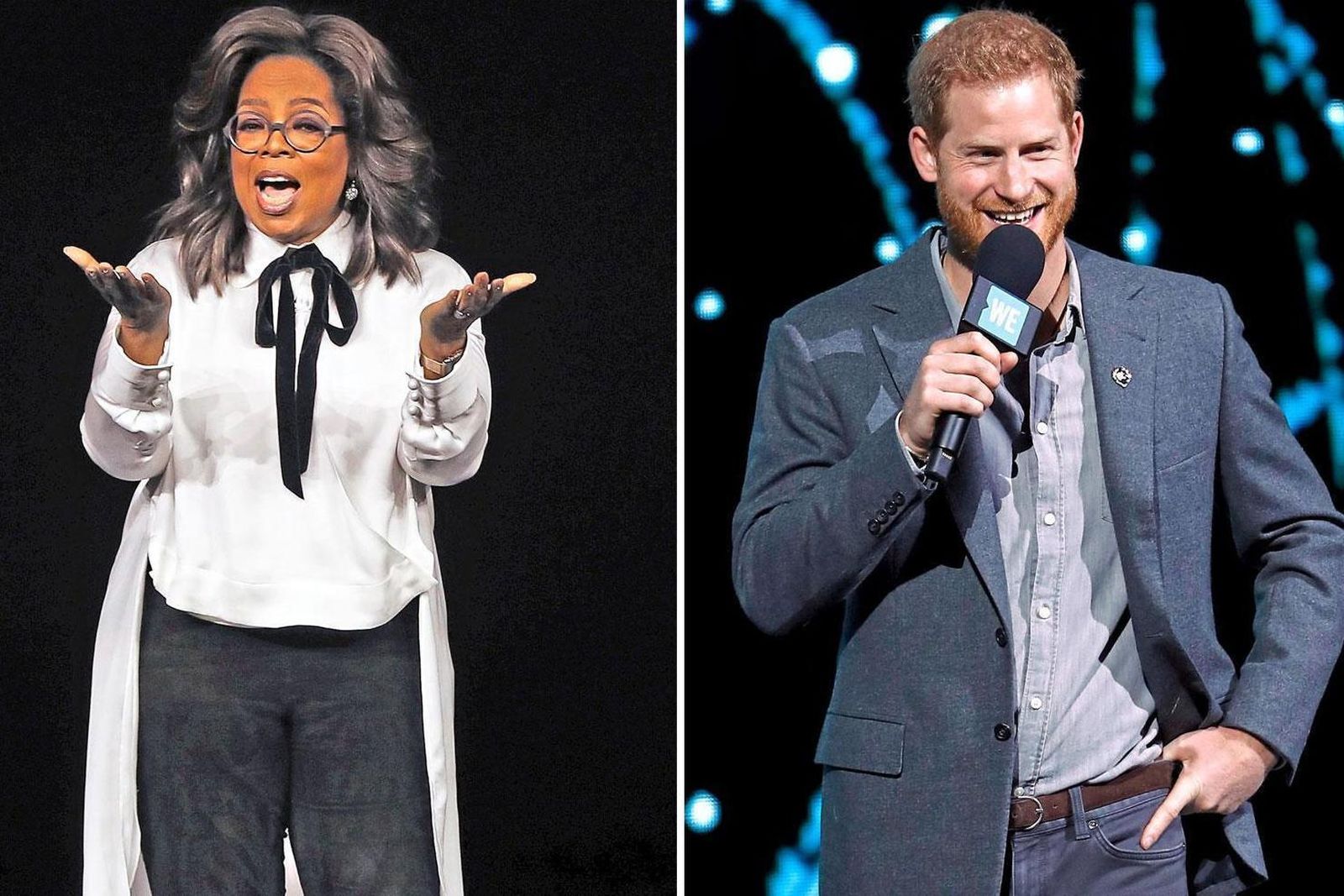 Oprah Winfrey y Enrique de Inglaterra.