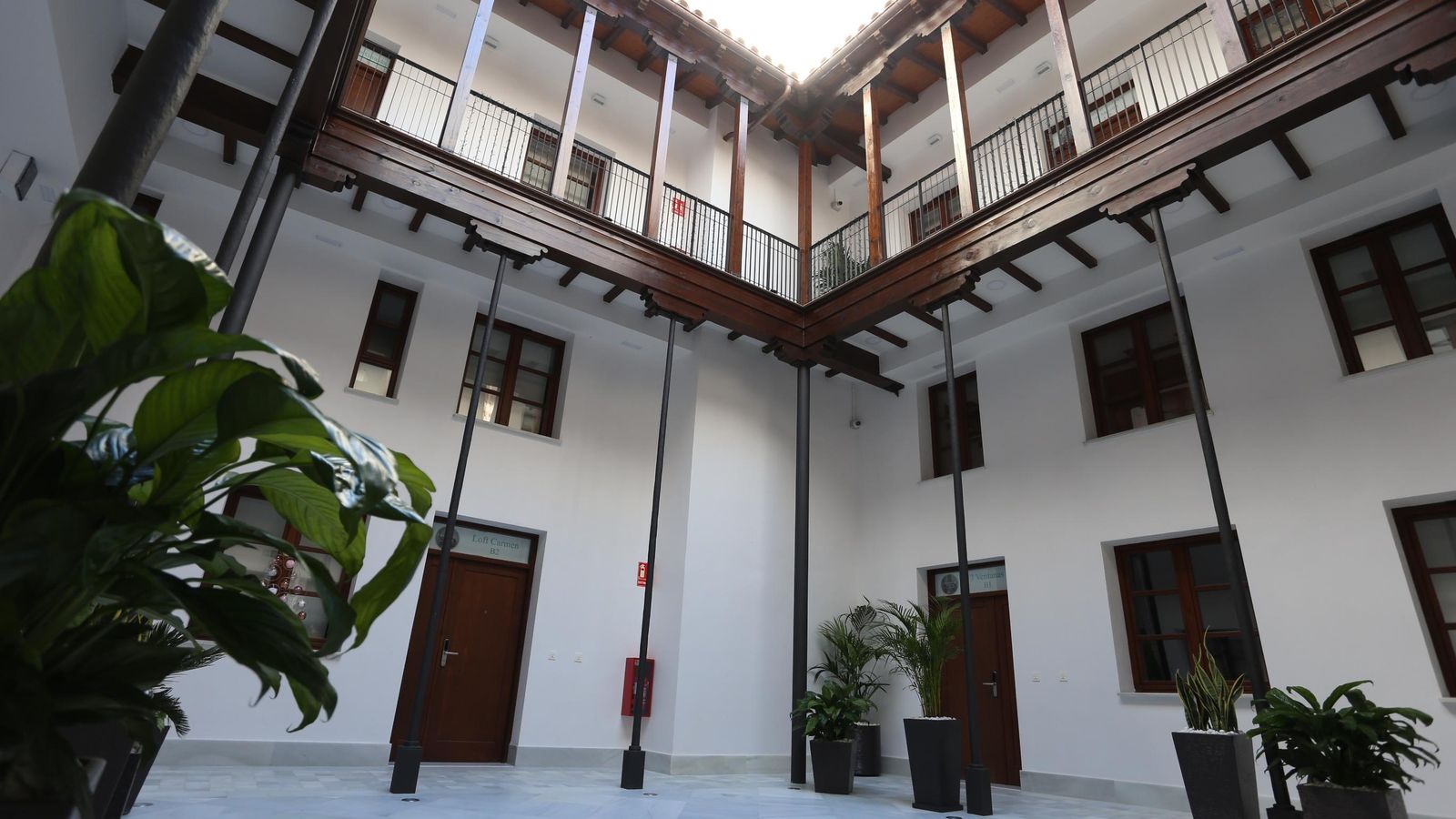 Patio andaluz del palacio