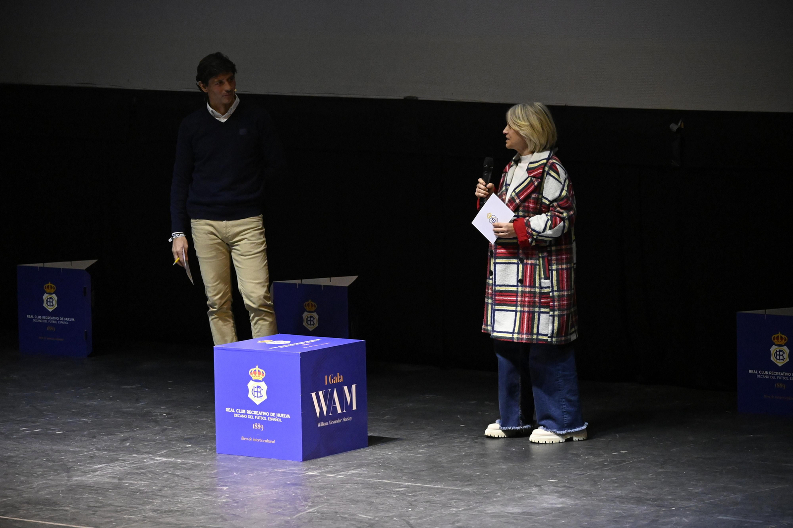 Gala final del Recreativo de Huelva en la Casa Colón, en la Casa Colón