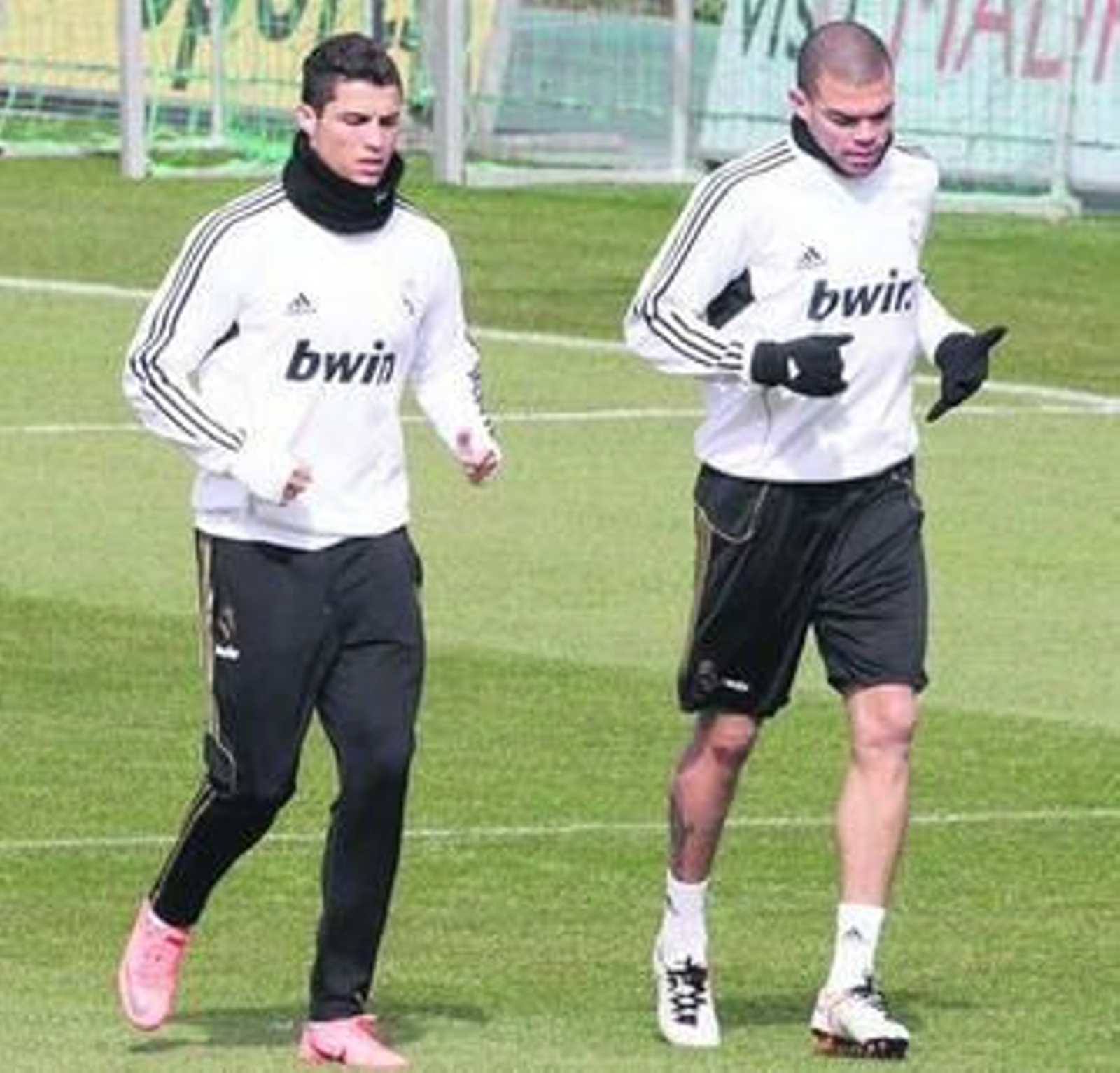 Cristiano y Pepe.