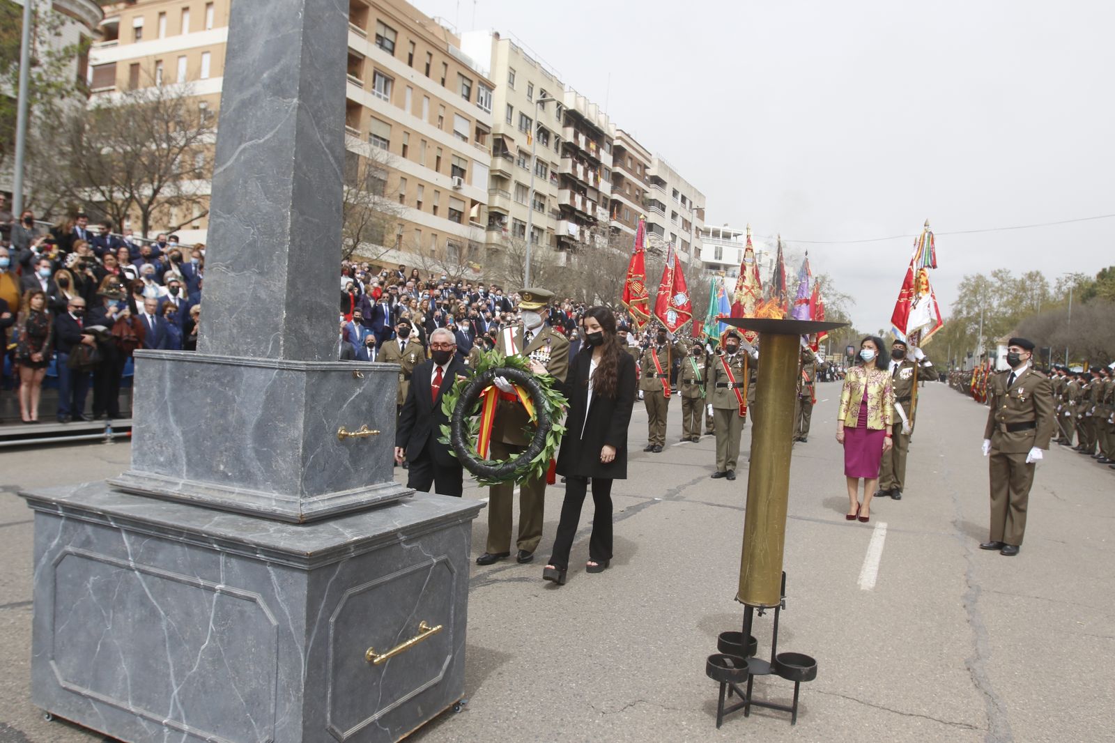 La jura de bandera civil en Córdoba, en imágenes