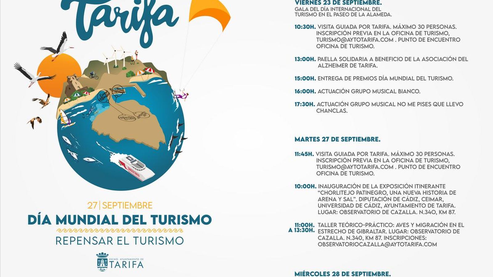 Tarifa celebra su Día del Turismo con música, guías y buena música