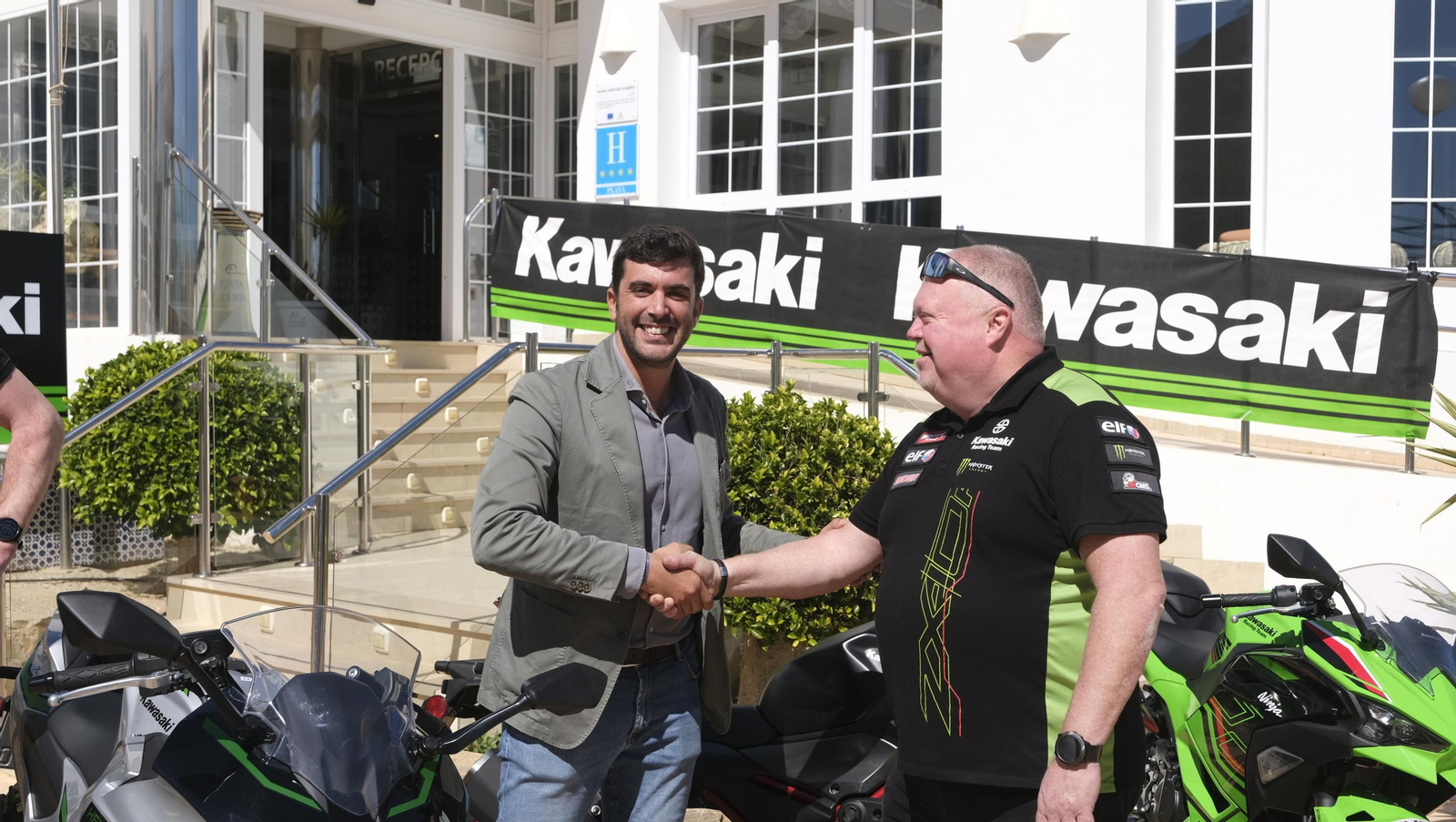 Las imágenes de las motos Kawasaki en Mojácar