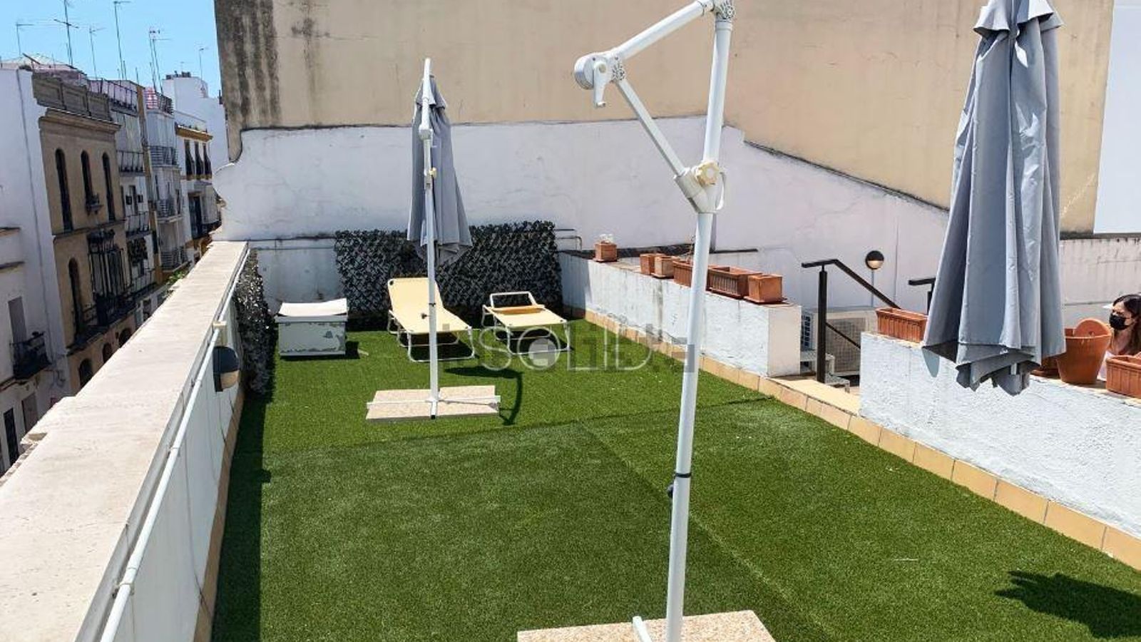 El ático de este chalet, perfecto indicativo de sus características de lujo