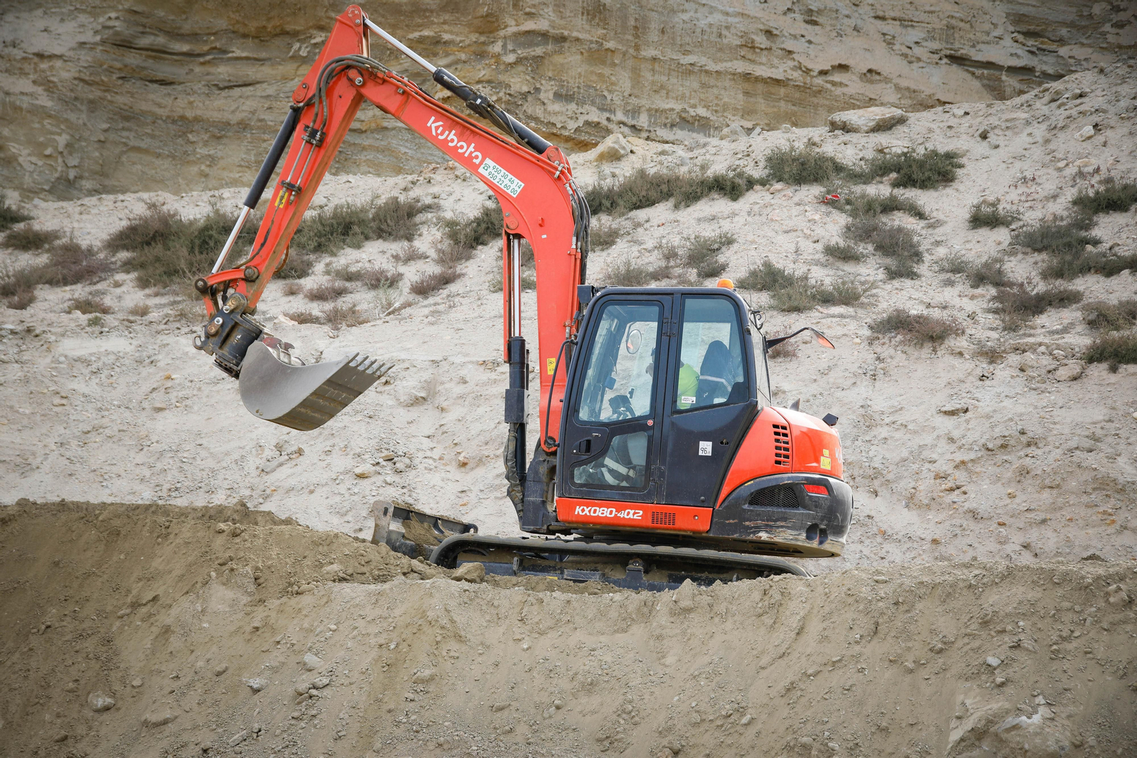 Así están las obras del túnel de Viator en la línea de alta velocidad de Adif, en imágenes