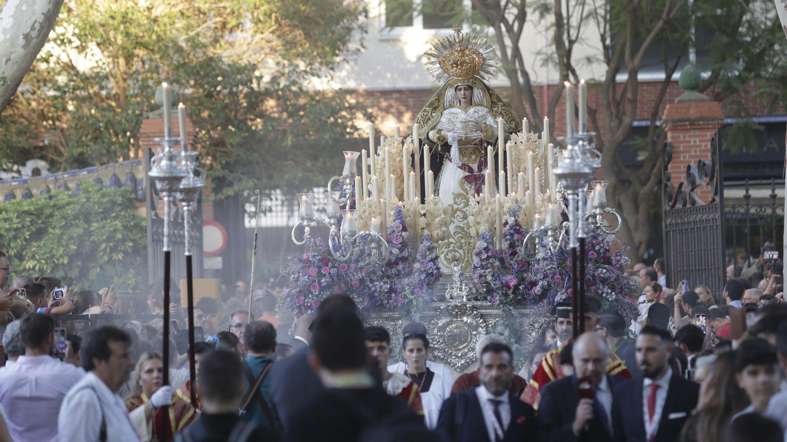 La Magna Mariana de Algeciras por el Parque María Cristina, en imágenes