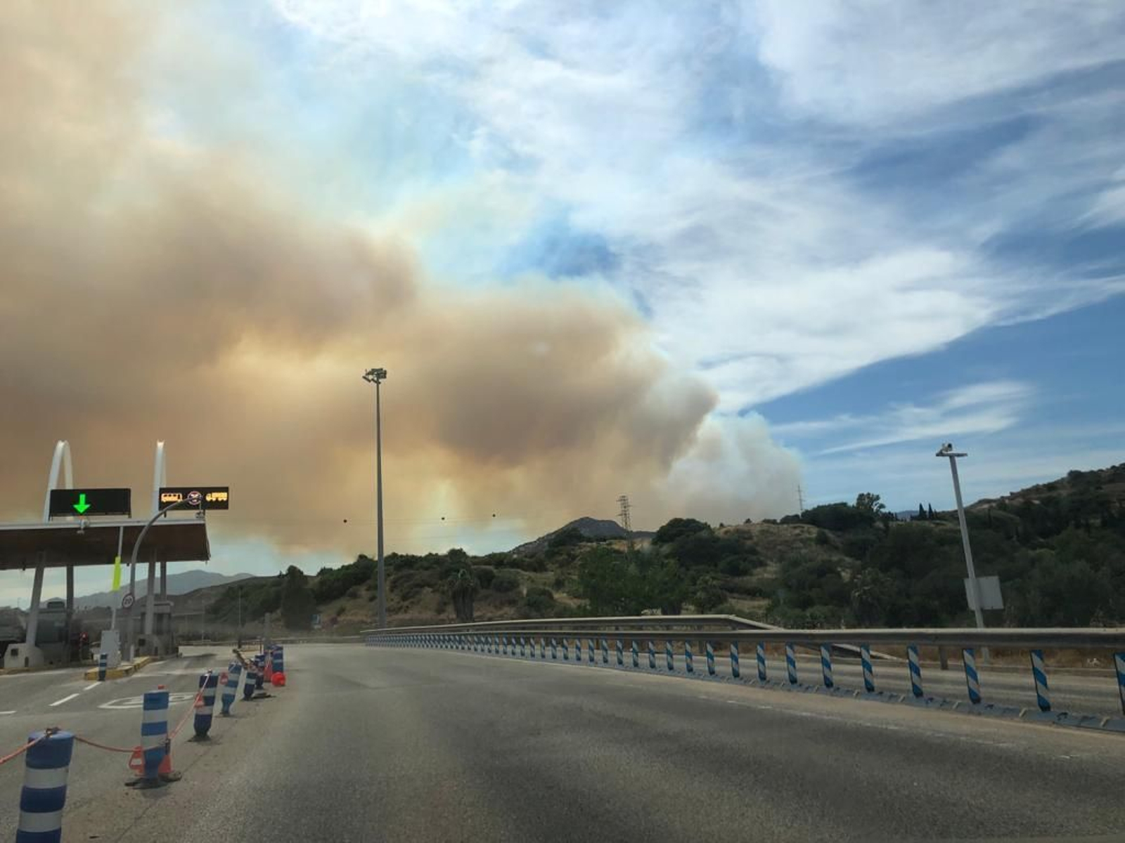 El incendio en Pujerra, en fotos