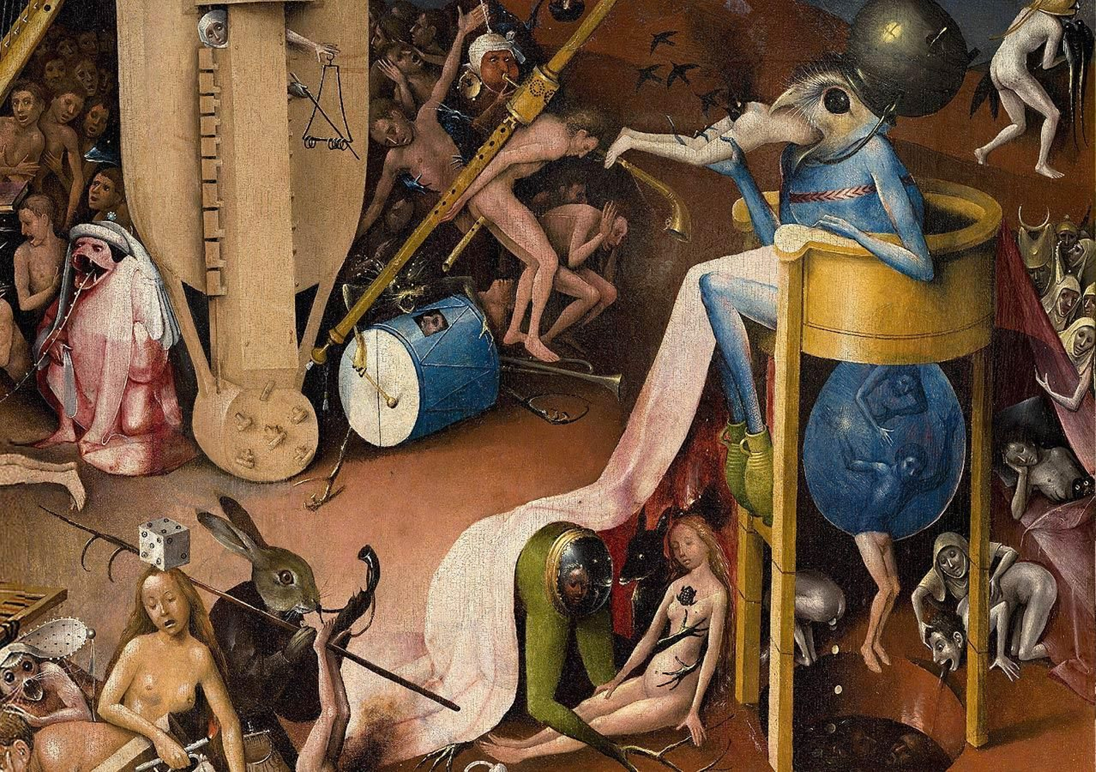 Detalle de ‘El jardín de las delicias’, de El Bosco (hacia 1503).