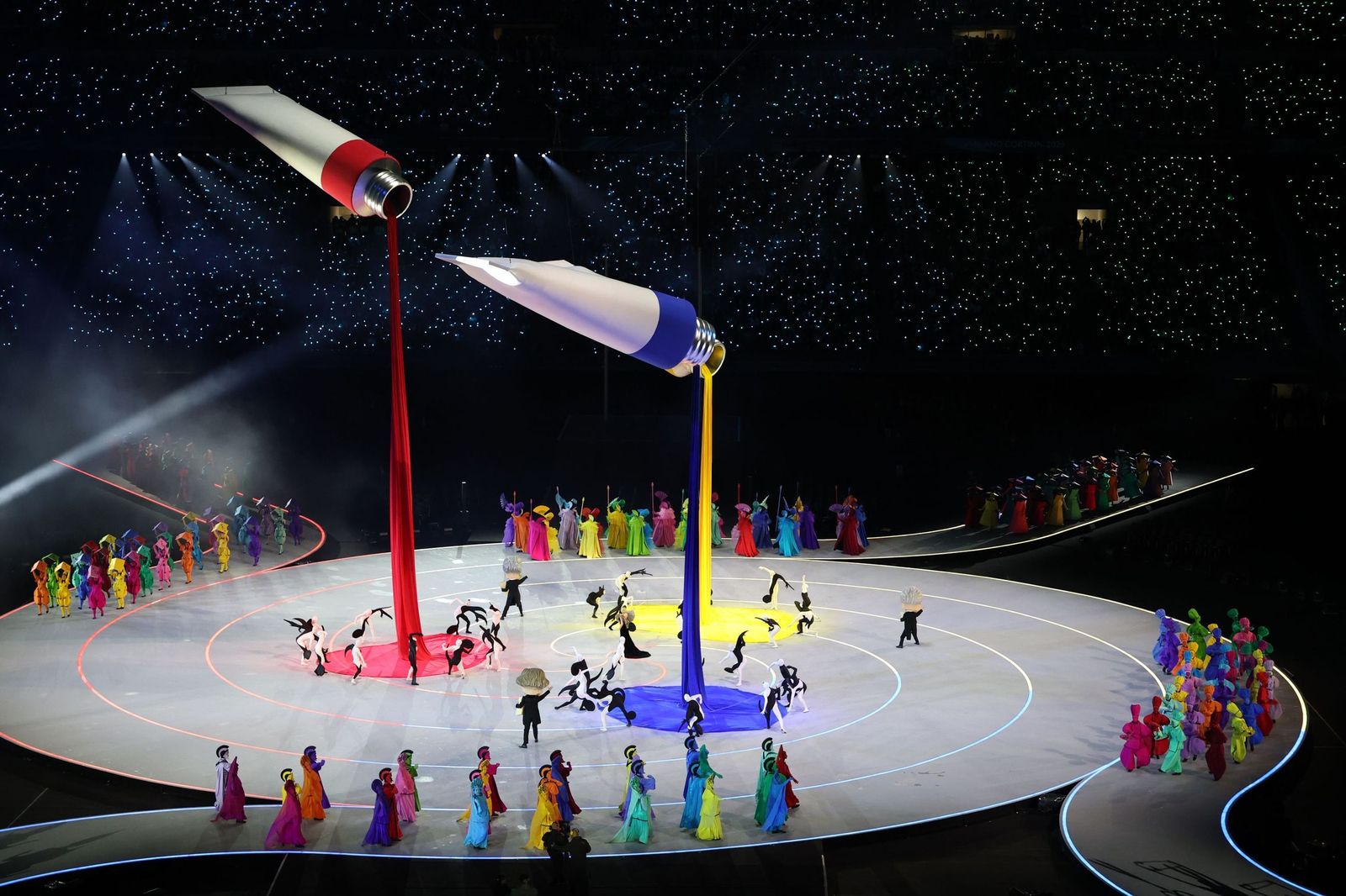 Las fotos de la inauguración de los Juegos Olímpicos de invierno de 2026