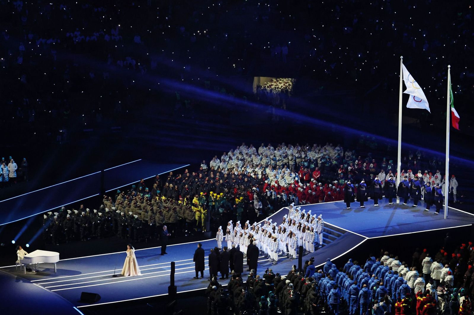 Las fotos de la inauguración de los Juegos Olímpicos de invierno de 2026