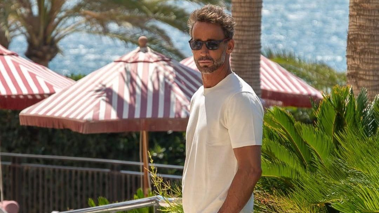 Álvaro Muñoz Escassi durante sus vacaciones de verano en Marbella