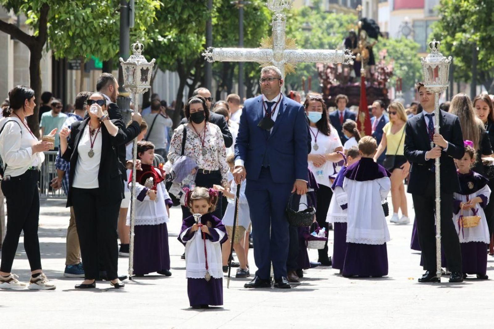Las imágenes de regreso de las hermandades de la Sed, Candelaria, Paz y Clemencia a sus templos