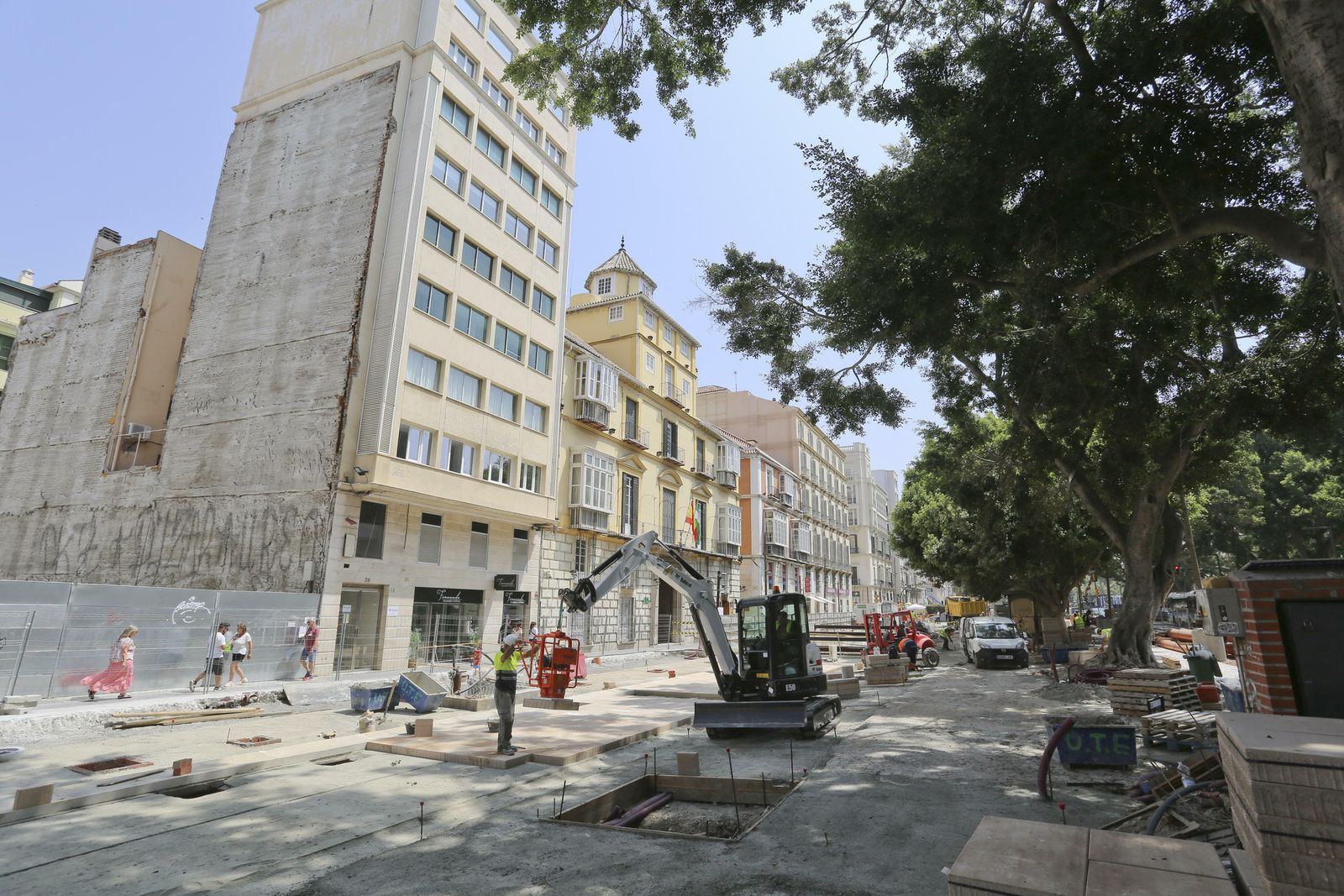 Las fotos de la reurbanización de la Alameda de Málaga