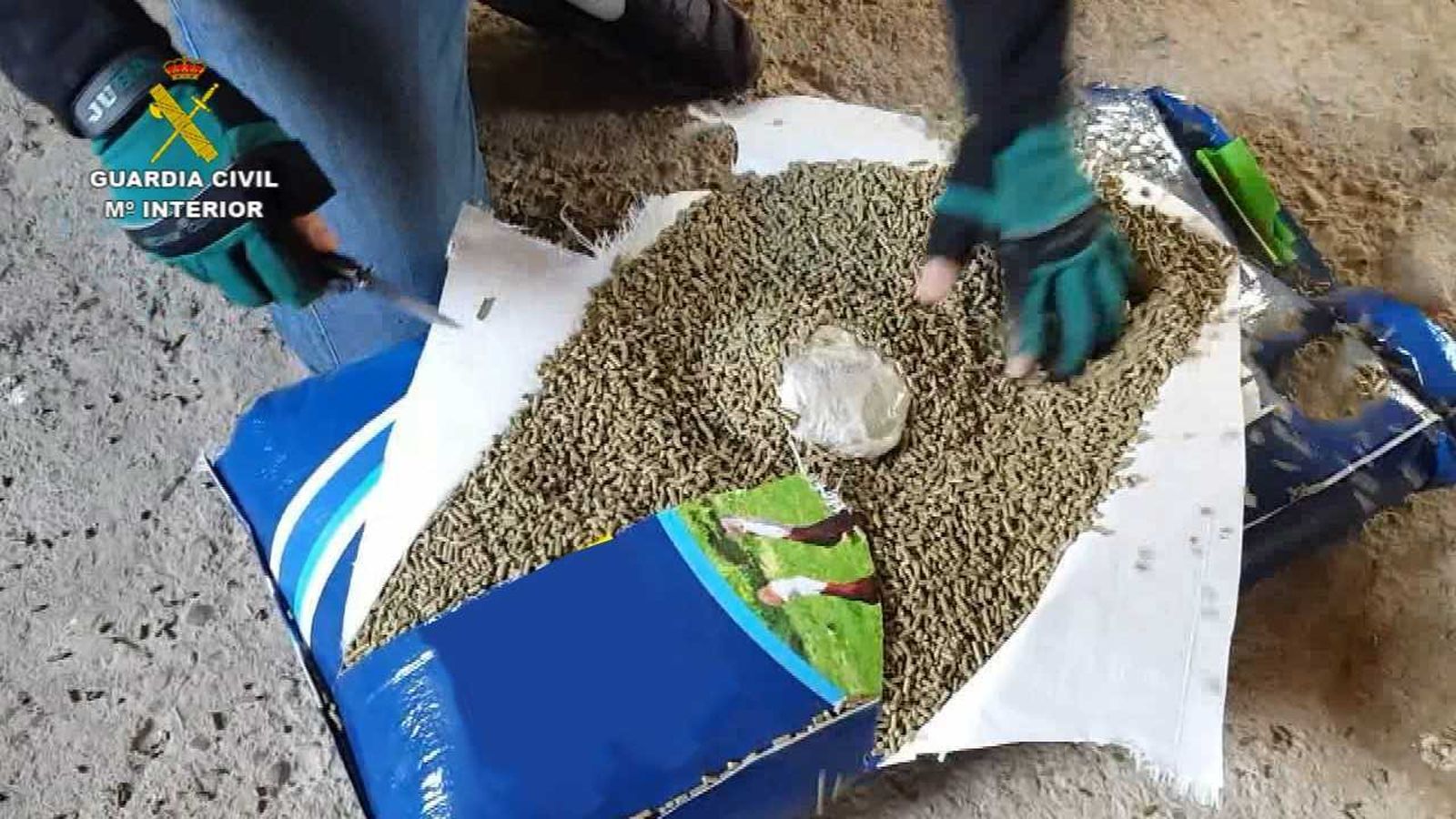 Droga intervenida en la Operación Verlof.