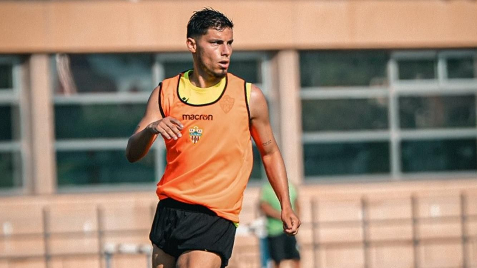 Lucas Robertone se reincorporó a la dinámica de trabajo del equipo.