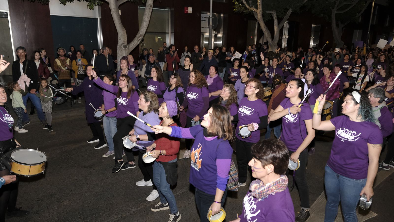 Imágenes de las manifestaciones por el Día de la Mujer en Almería