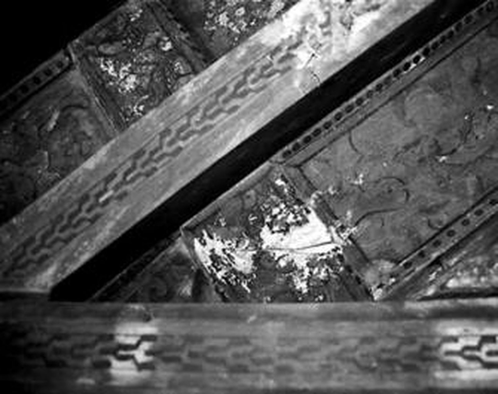 Detalle de las primeras labores de limpieza.