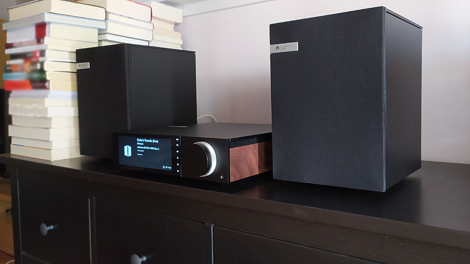 Reproductor Evo 75 y altavoces Evo S de Cambridge Audio