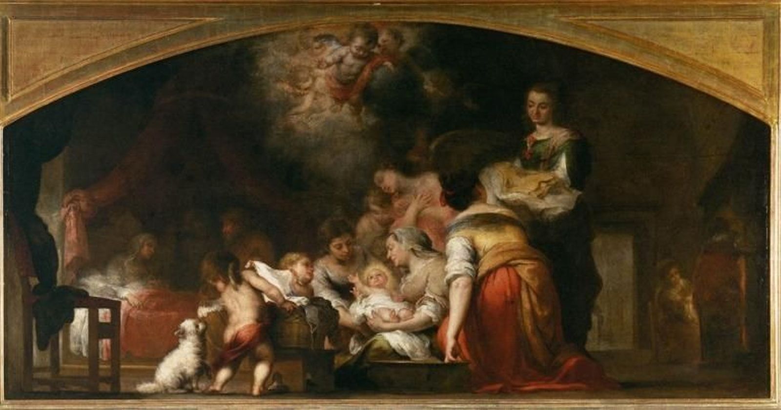'El Nacimiento de la Virgen', de Bartolomé Esteban Murillo. 'El Nacimiento de la Virgen', de Bartolomé Esteban Murillo.