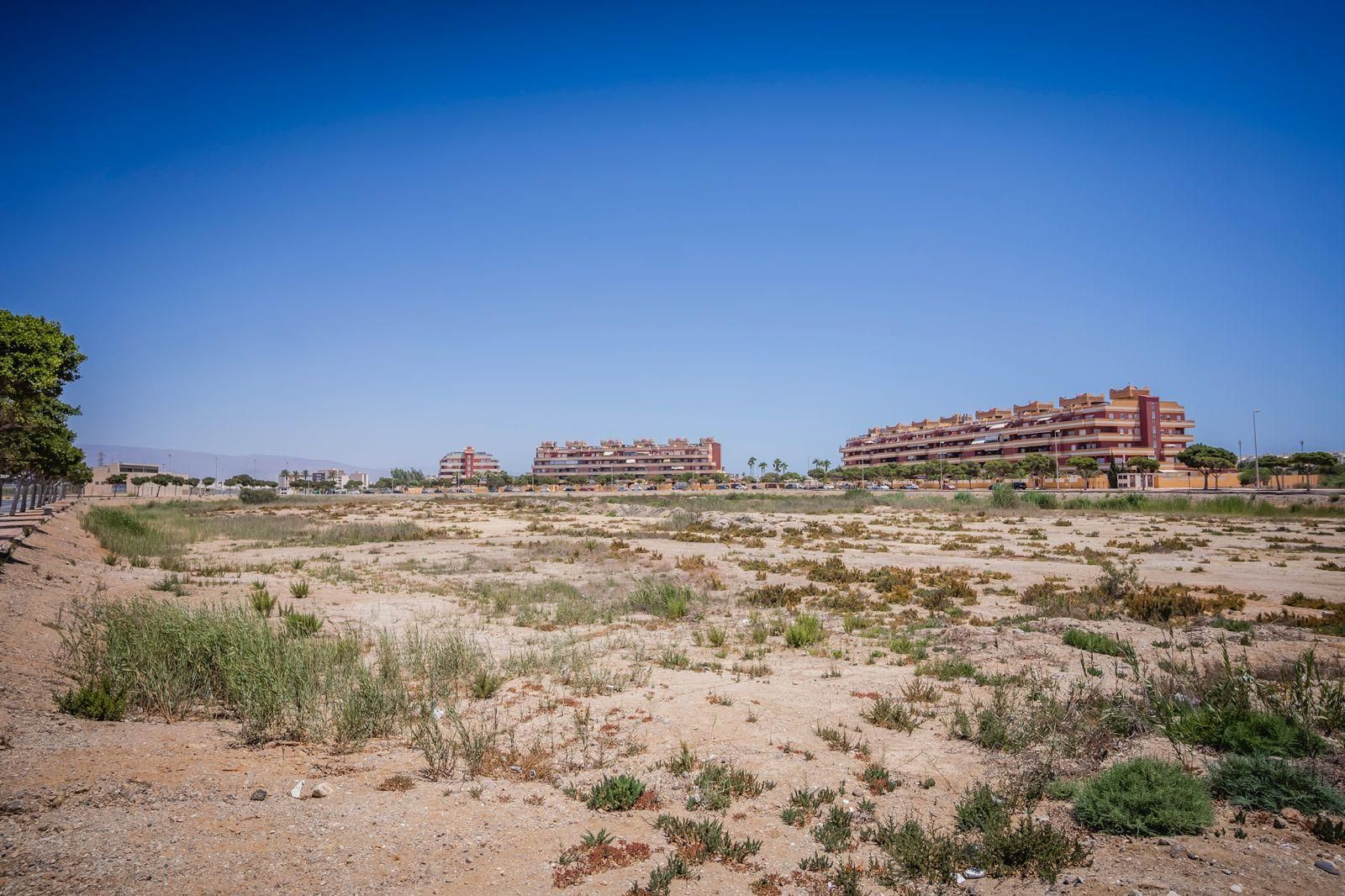 Terrenos en los que iría el hospital privado de Roquetas de Mar.