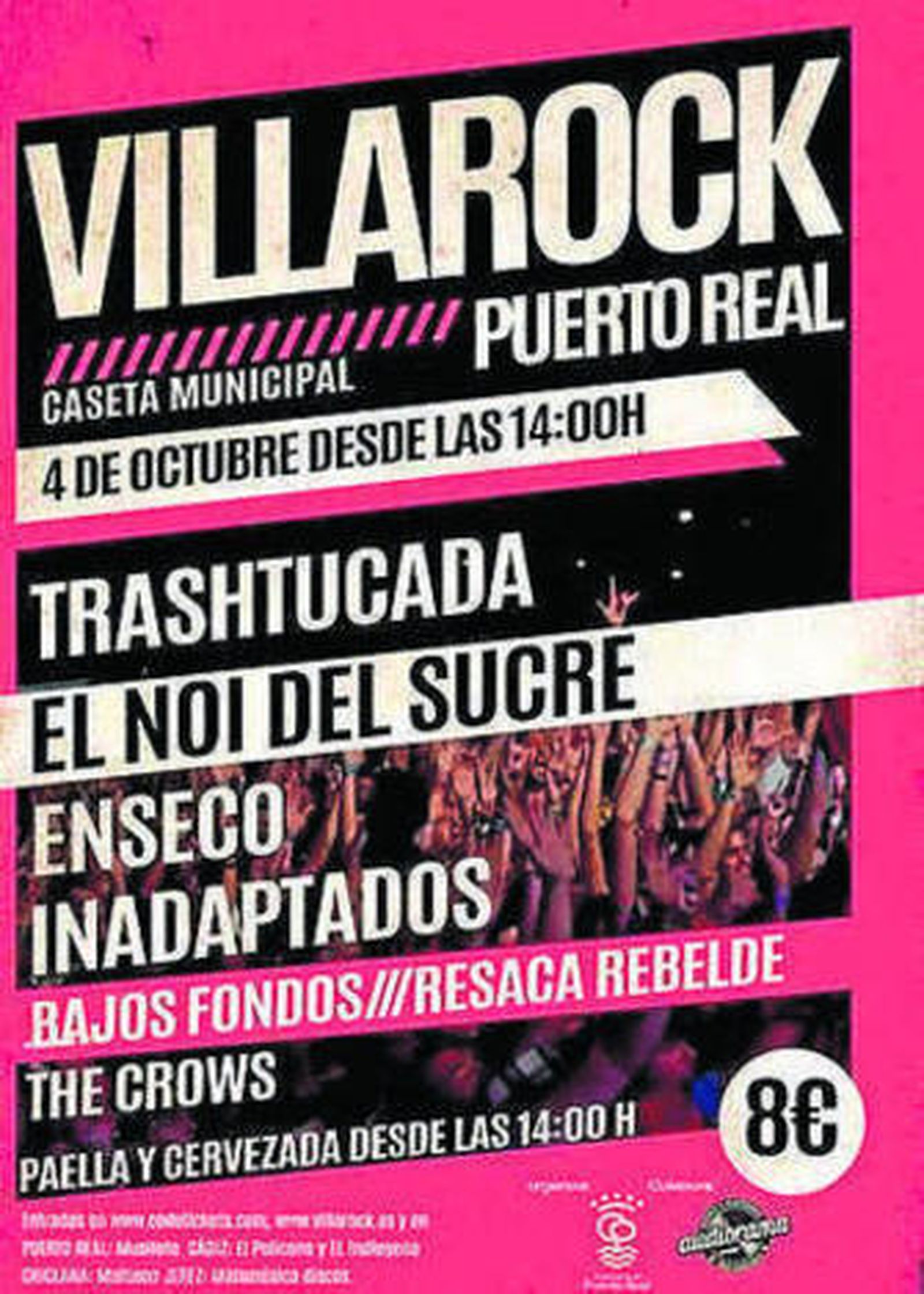 Cartel del Villarock 2014.