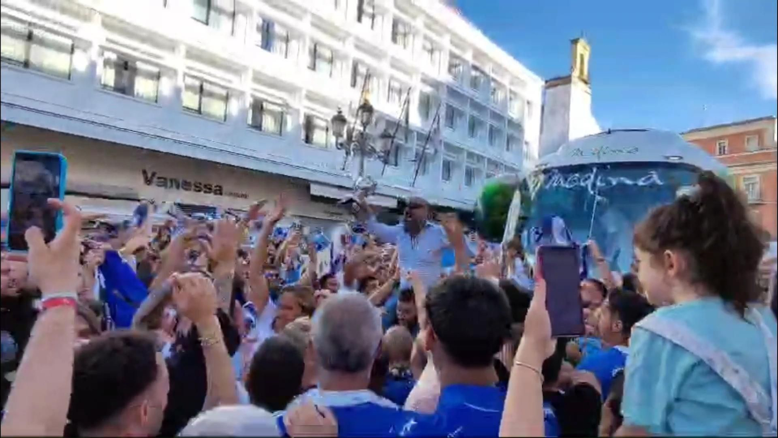 Así ha recibido la afición al Xerez CD en la plaza Esteve