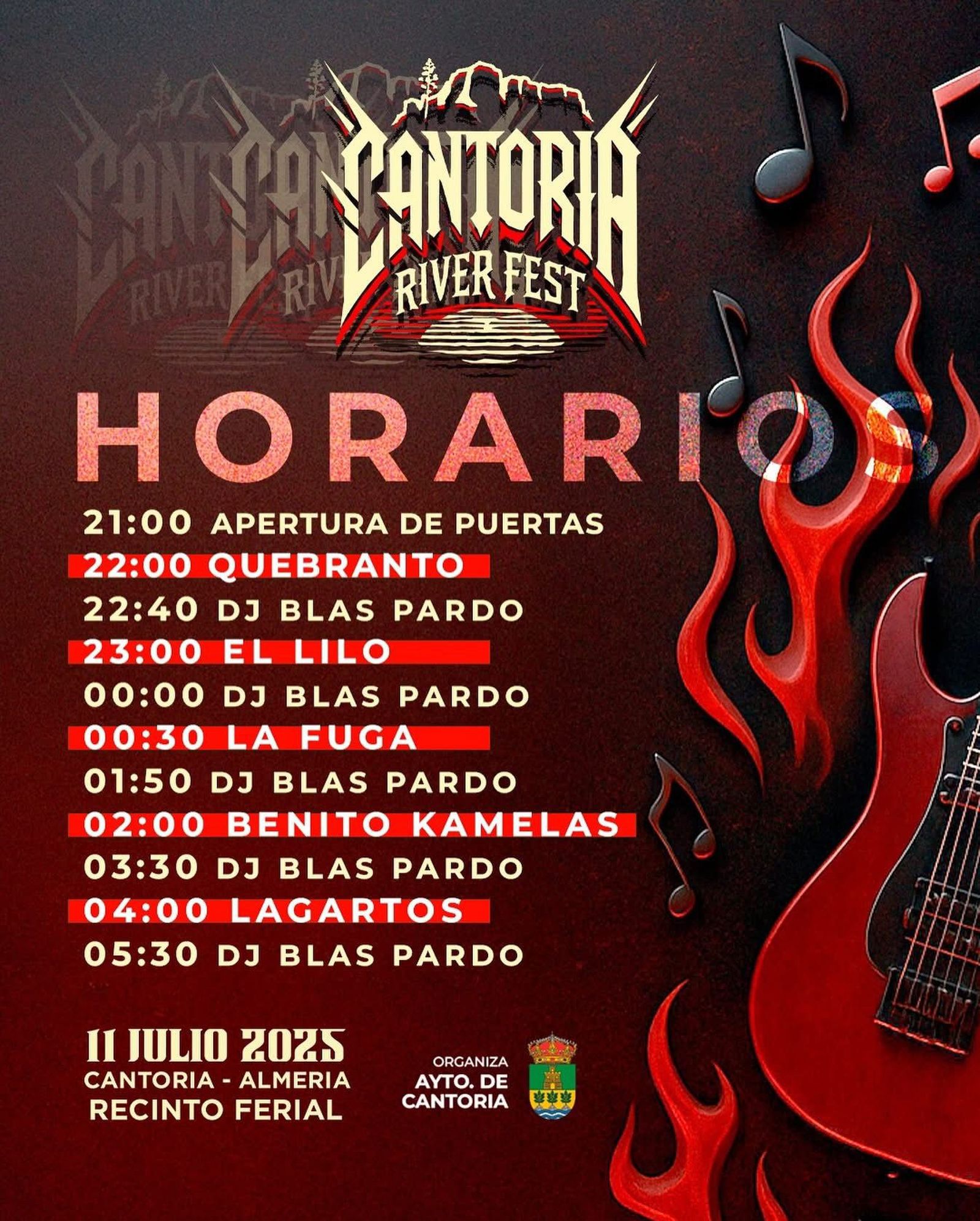 Cartel del Cantoria River Fest