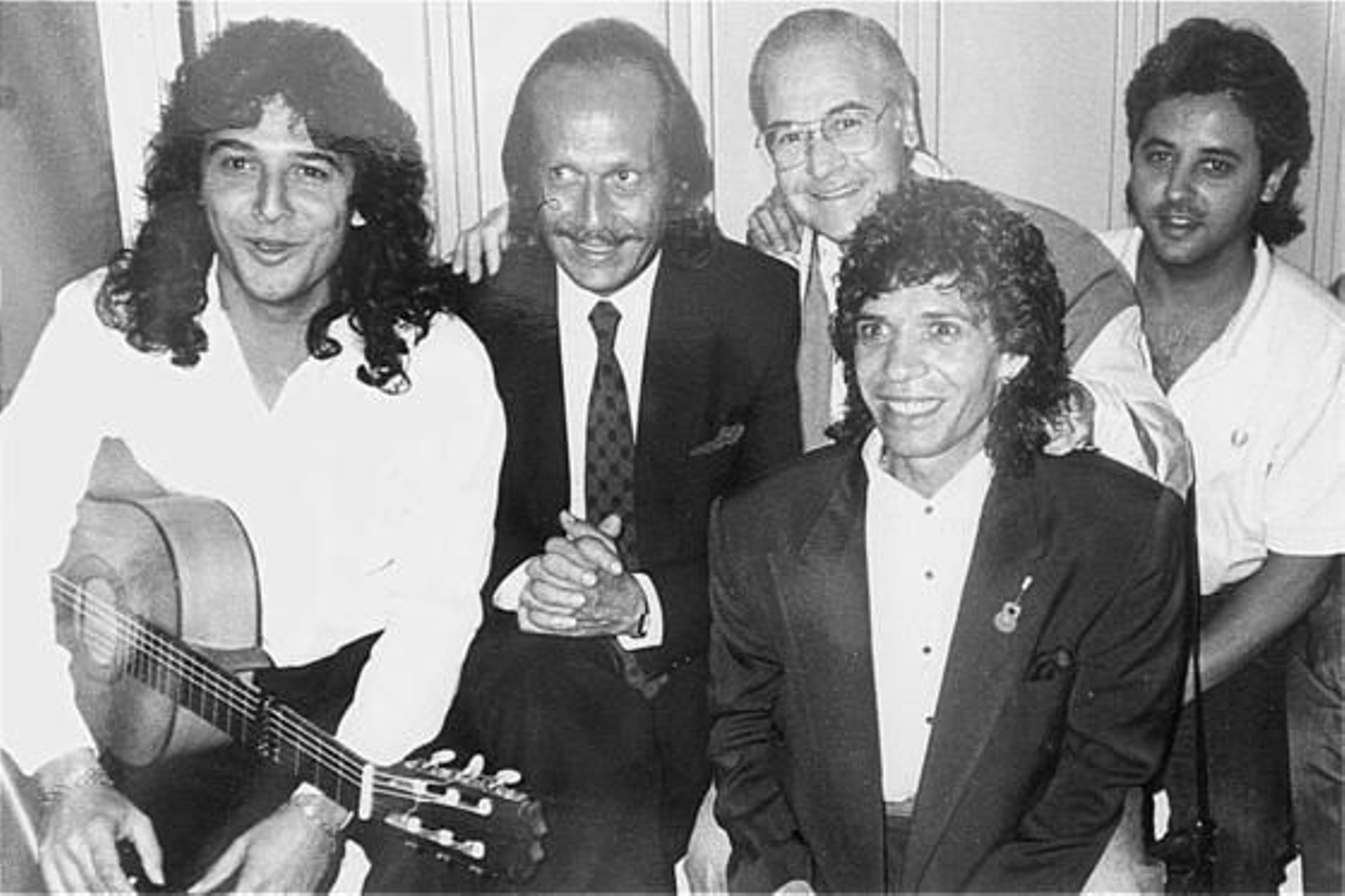 Paco de Lucía, junto a Camarón y Tomatito, entre otros.