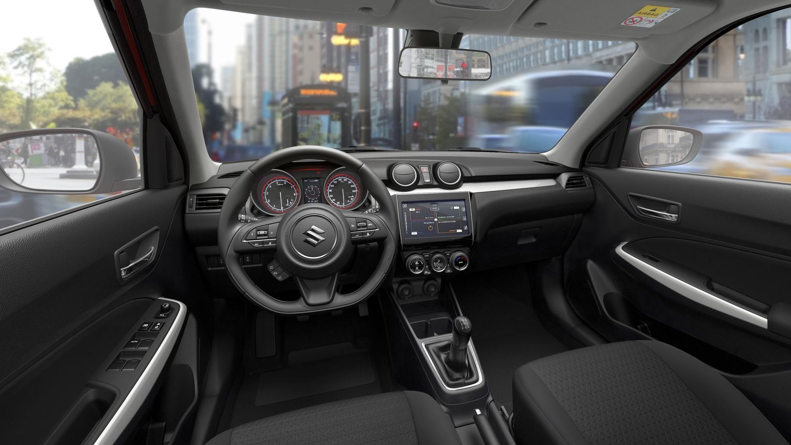 El Swift destaca por su buen espacio interior.