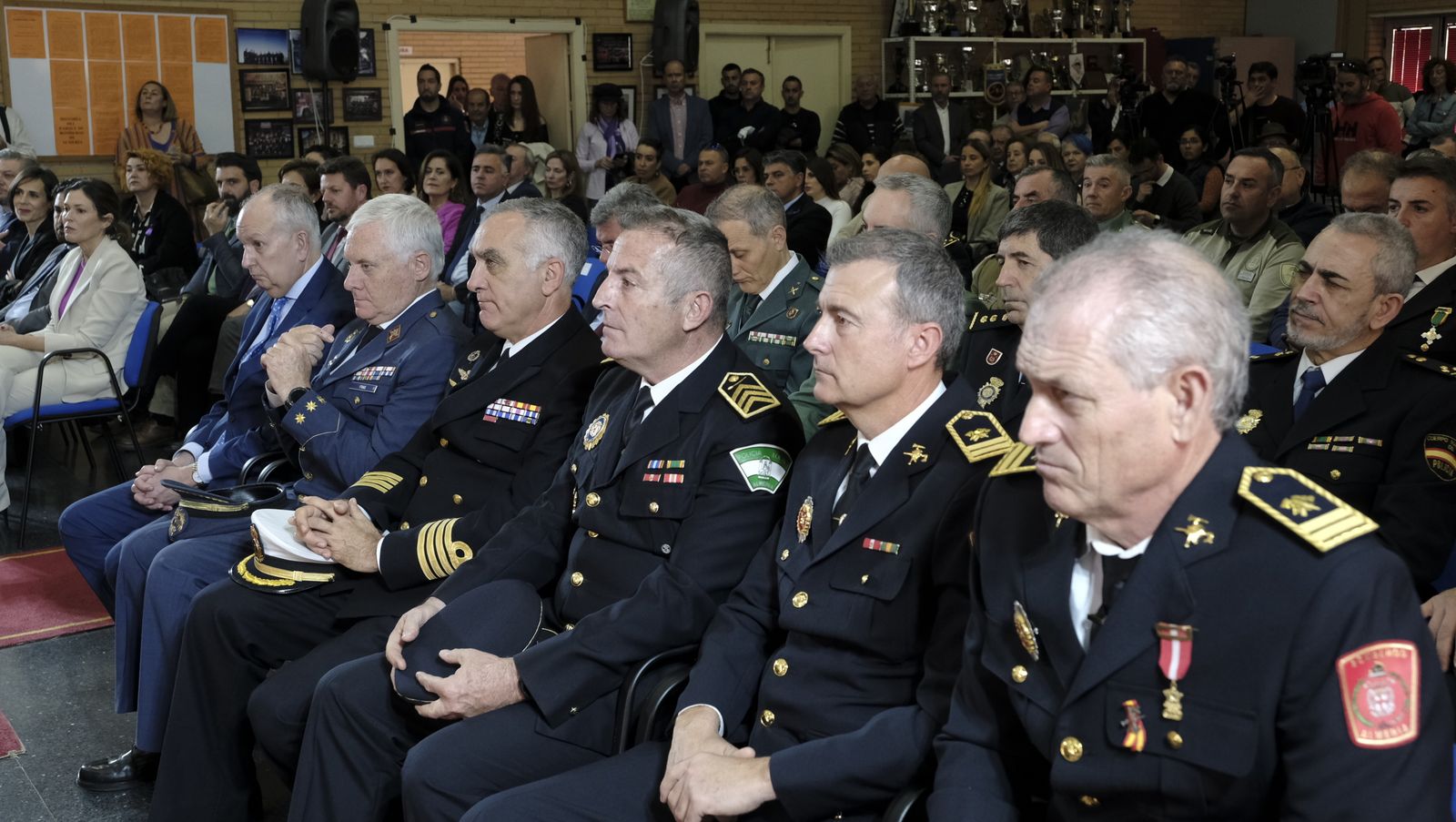 Imágenes del acto del patrón de los bomberos, San Juan de Dios. Almería
