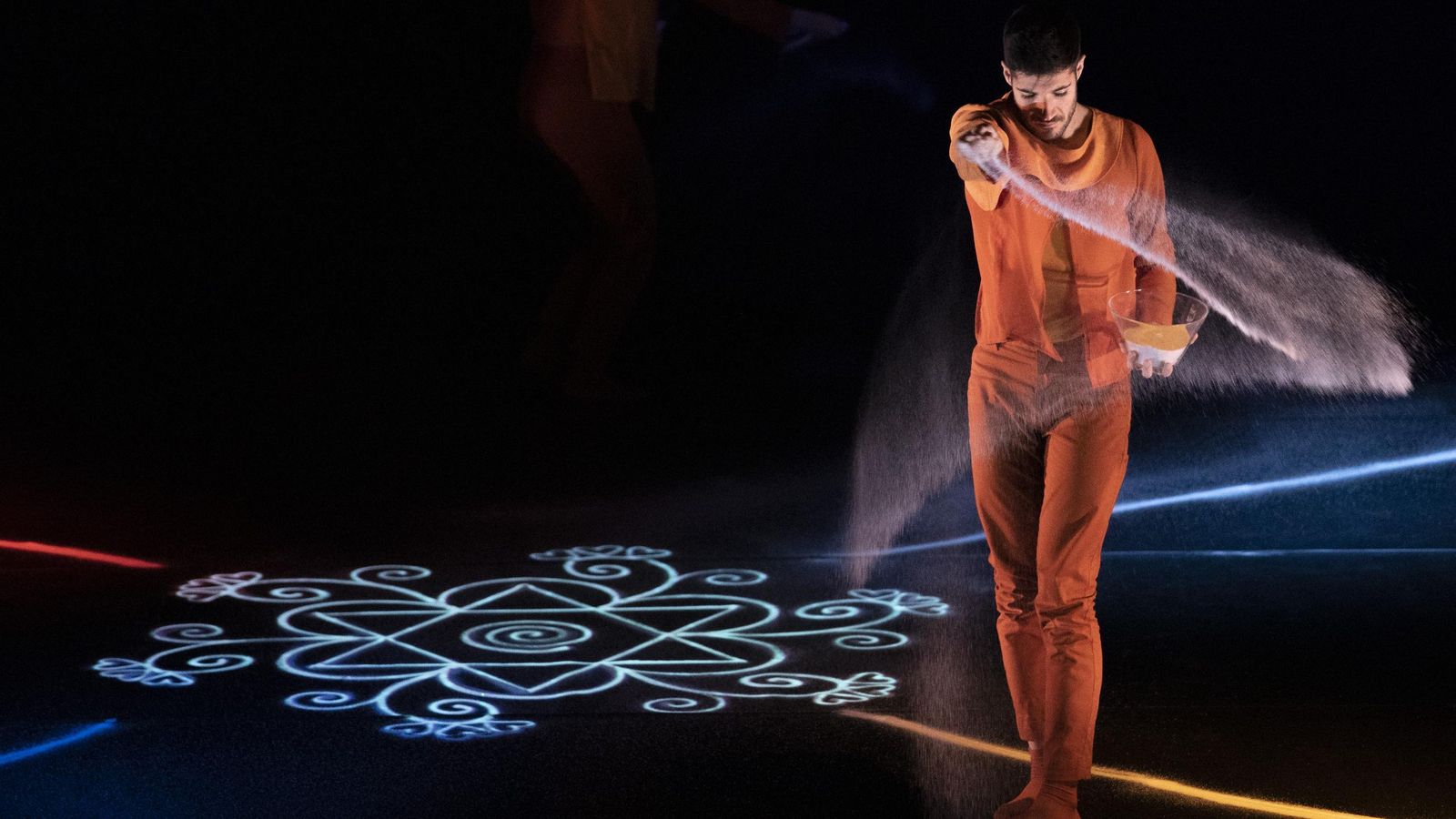 El mandala es uno de los ejes de la obra