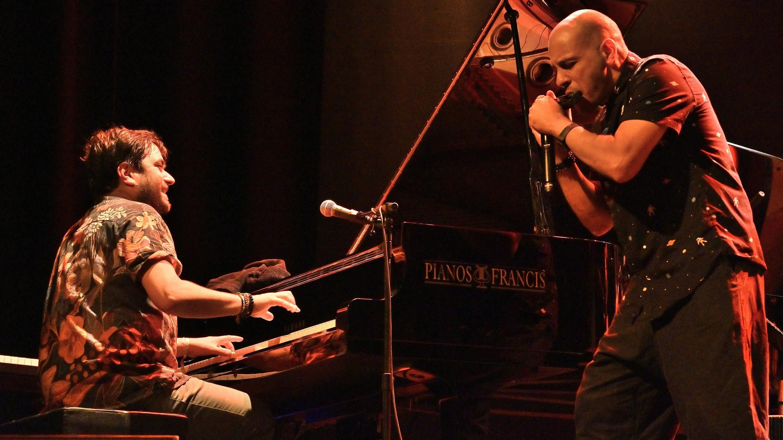 Un instante de la actuación.