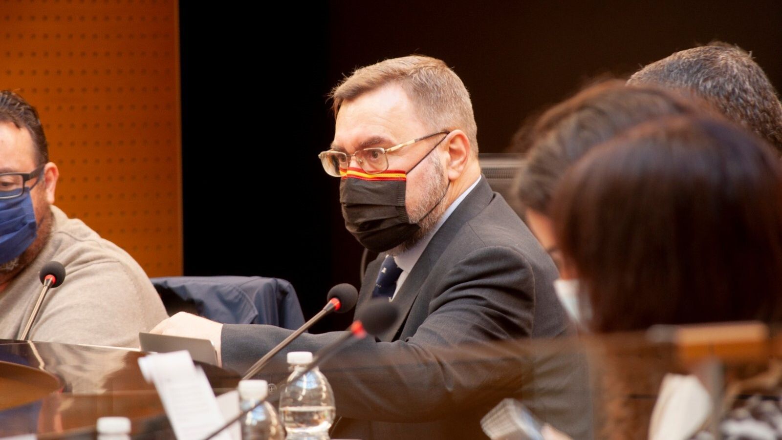 Carlos Zambrano, en el pleno de San Fernando.