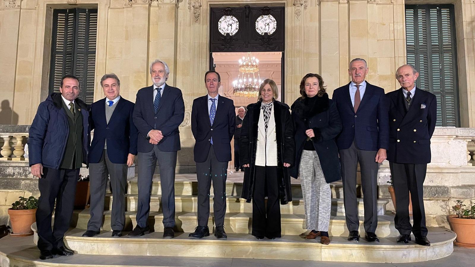 Recepción de las autoridades el viernes a los participantes en el Concurso Internacional.