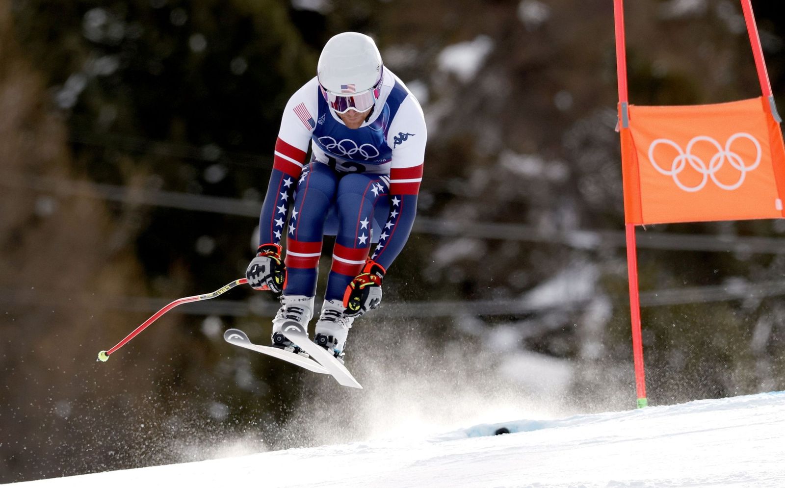 Las espectaculares fotos del descenso masculino en los Juegos Olímpicos de invierno
