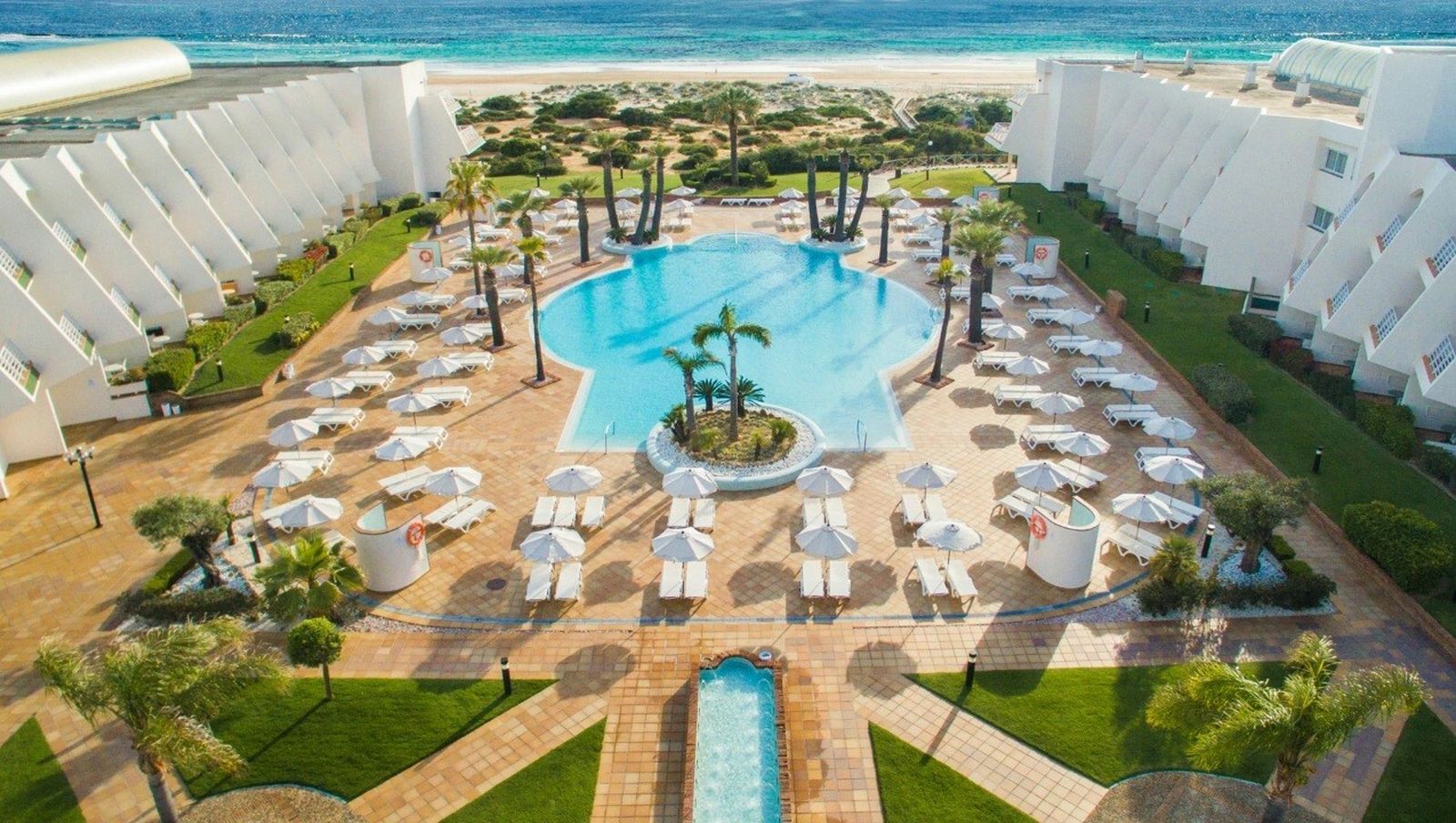 Vista de las instalaciones hoteleras de Novo Sancti Petri.