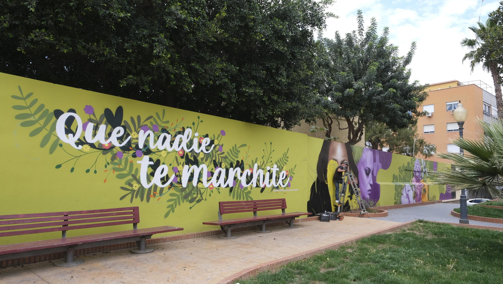 Moxaico, talento muralista almeriense