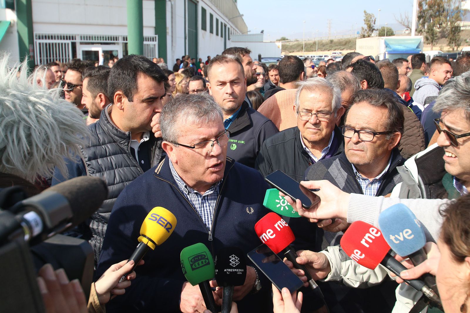 Las imágenes de la manifestación de agricultores