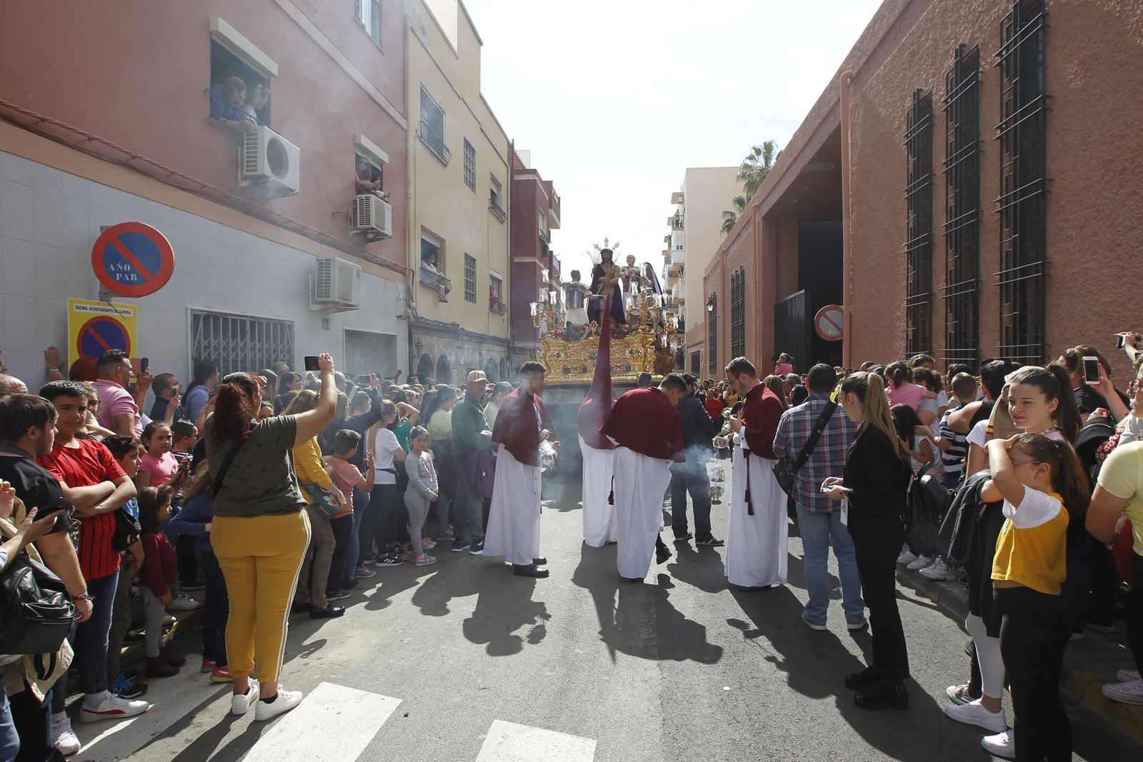 Imágenes de la Procesión de Coronación. Barrio de Los Molinos. Semana Santa Almería 2019