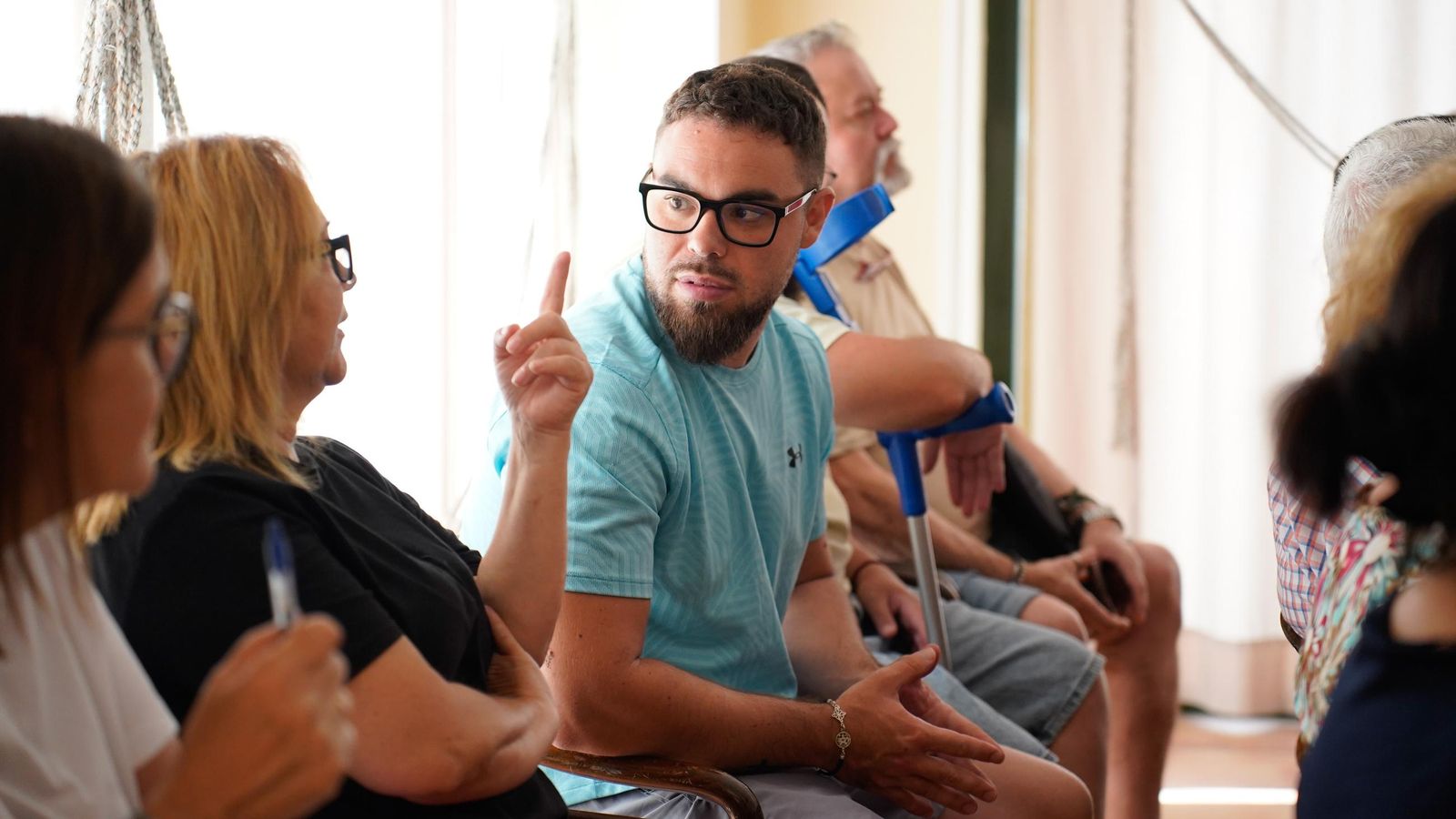 Fotos:  Presentación de la web para informar de los desperfectos de Algeciras en la sede de Fopacsa