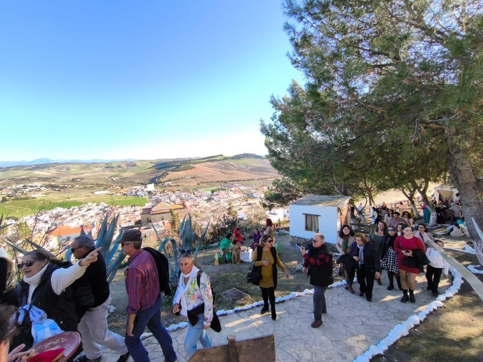 Las imágenes del belén viviente de Espera