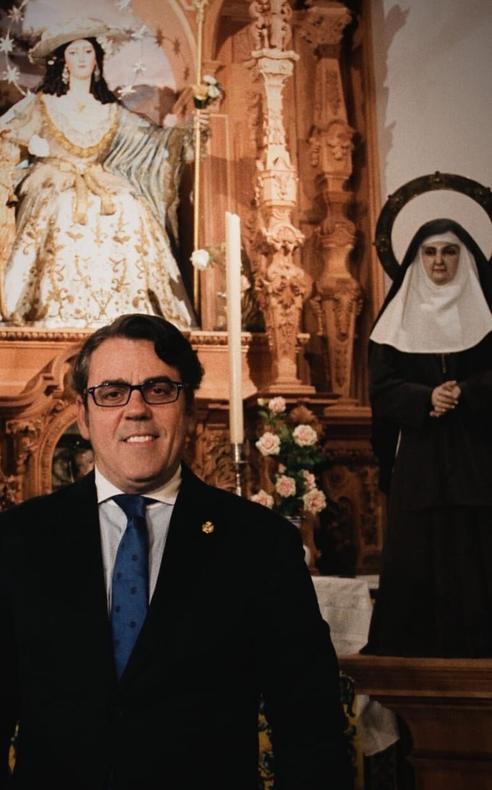 El cofrade Miguel Sánchez Polidoro