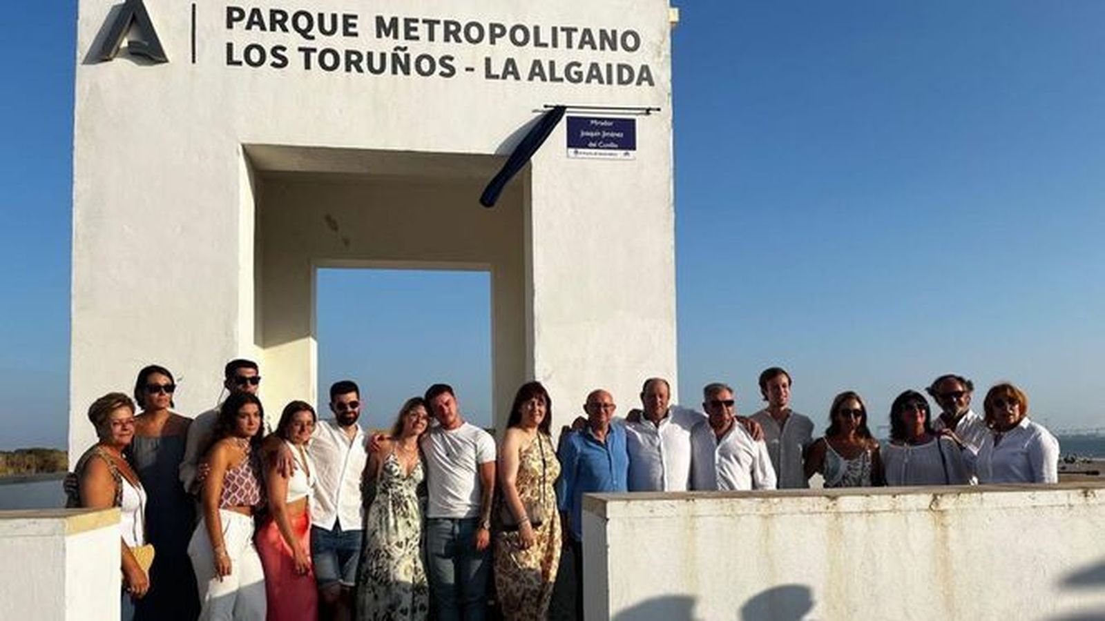 El mirador rotulado con el nombre de Joaquín Jiménez del Cuvillo.