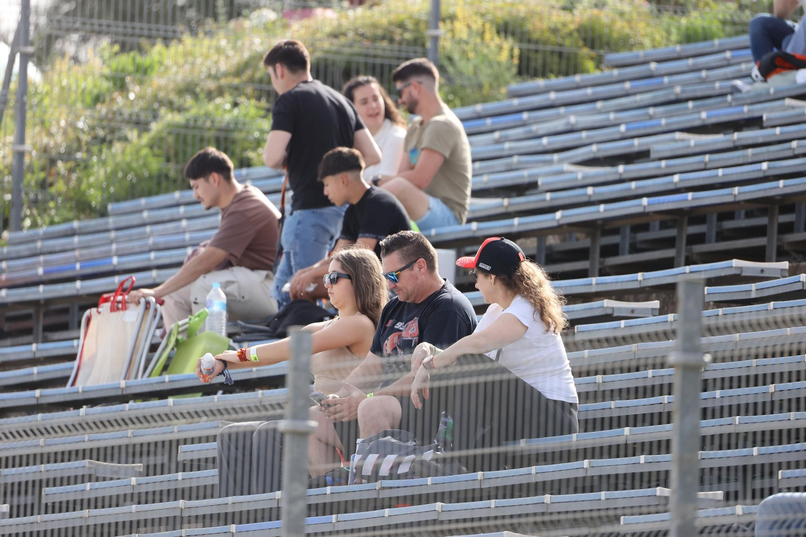 Ambiente del viernes en las gradas del Circuito de Jerez - Ángel Nieto