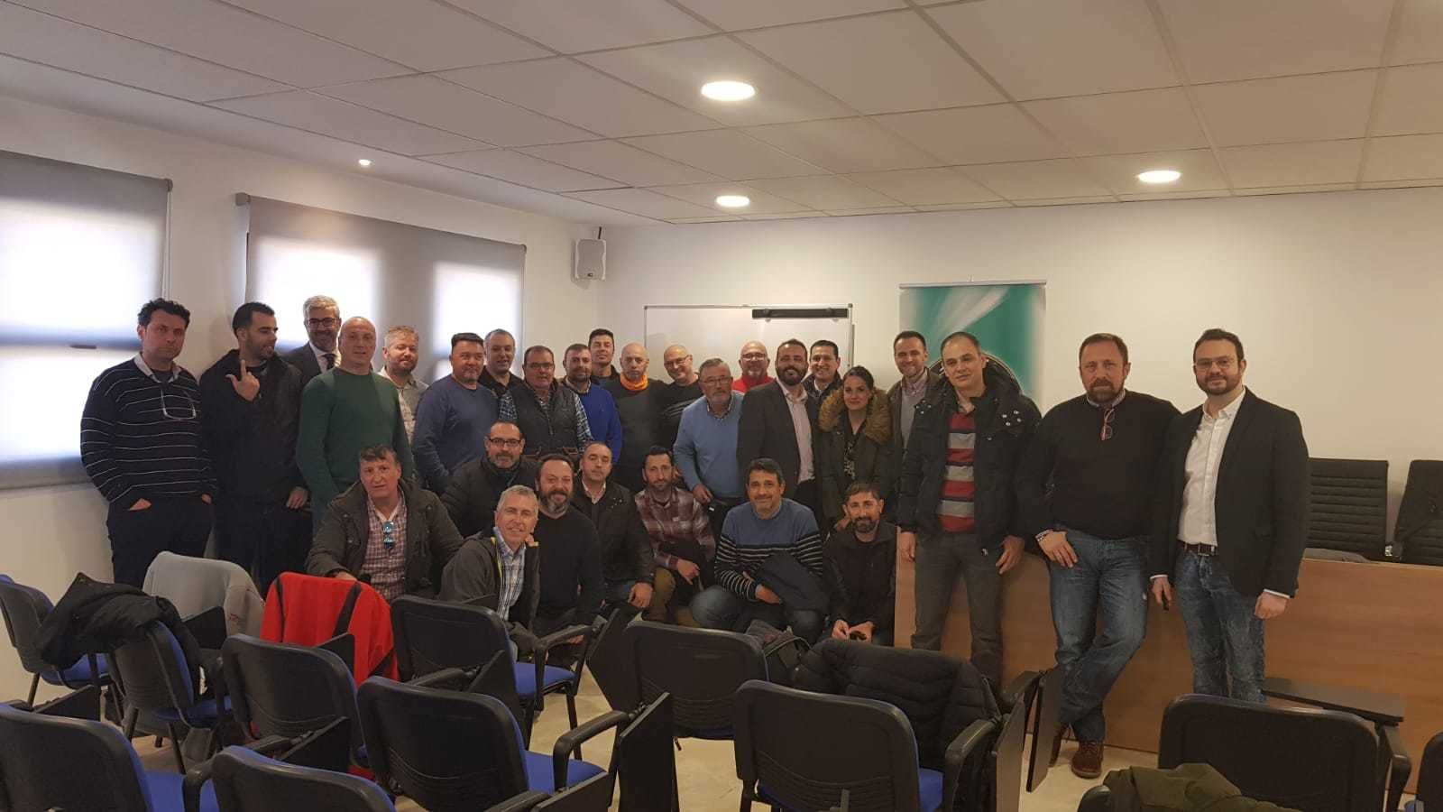 Miembros de JUCIL, este miércoles, durante la presentación.