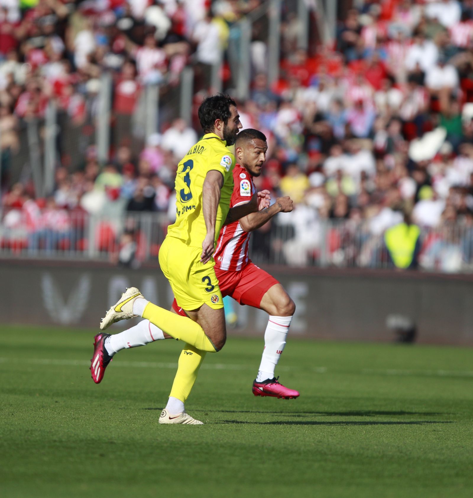 Imágenes de la derrota de la U.D. Almería ante el Villarreal por 0 a 2