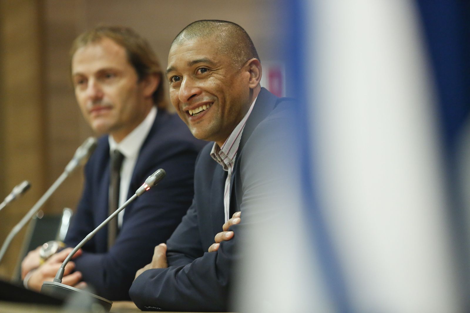 Presentación de Marcelo Romero como primer entrenador del Málaga CF