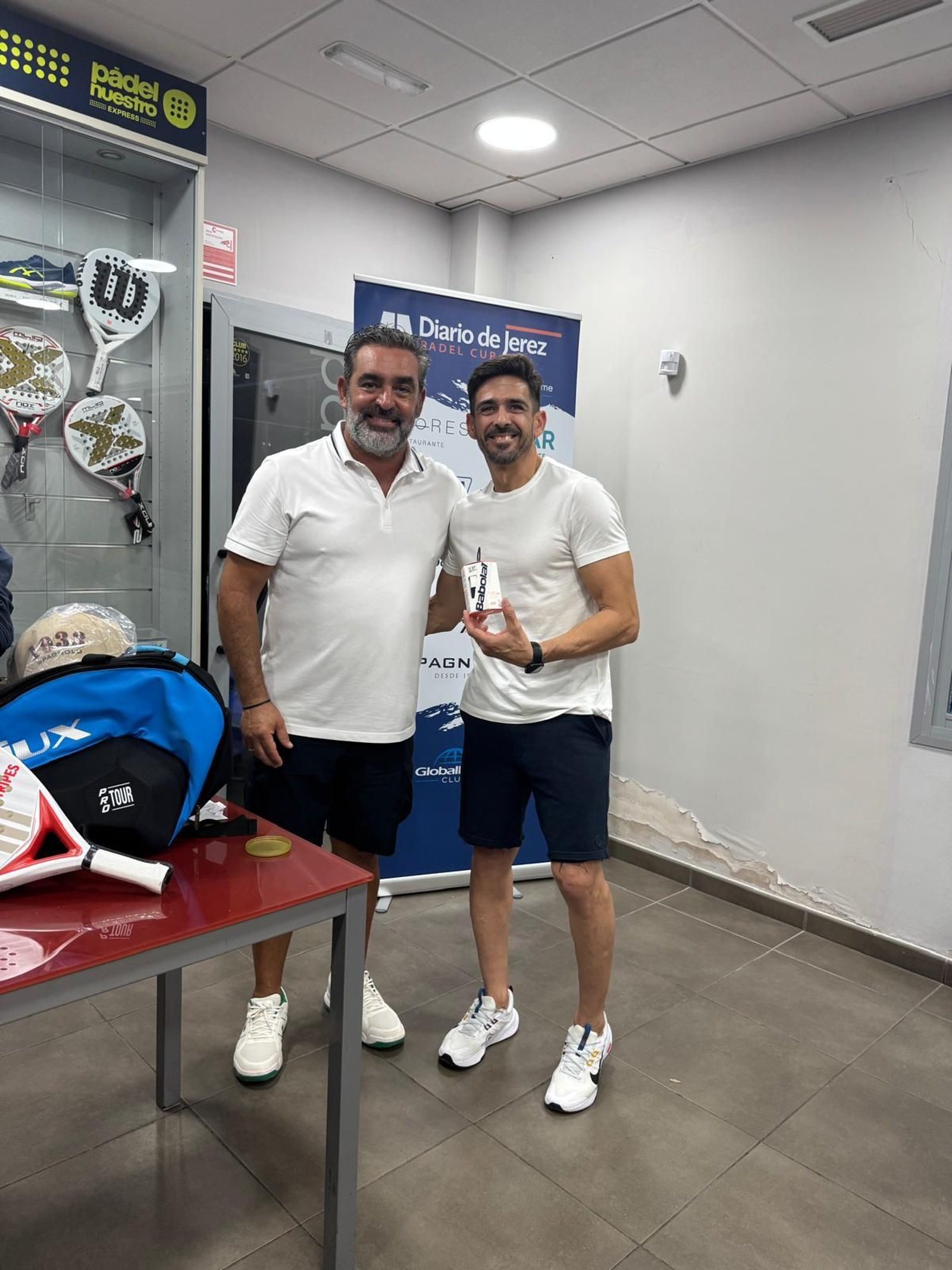 Imágenes de la entrega de trofeos de la X Diario de Jerez Pádel Cup